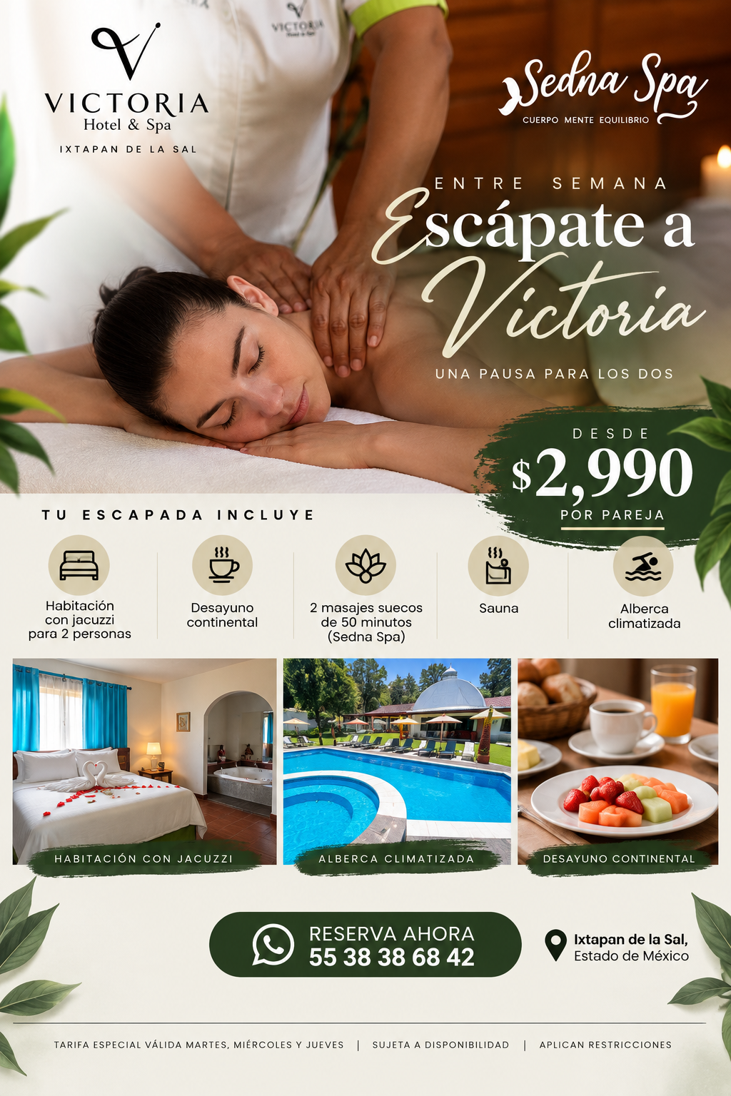 Promo del mes — Victoria Hotel & Spa